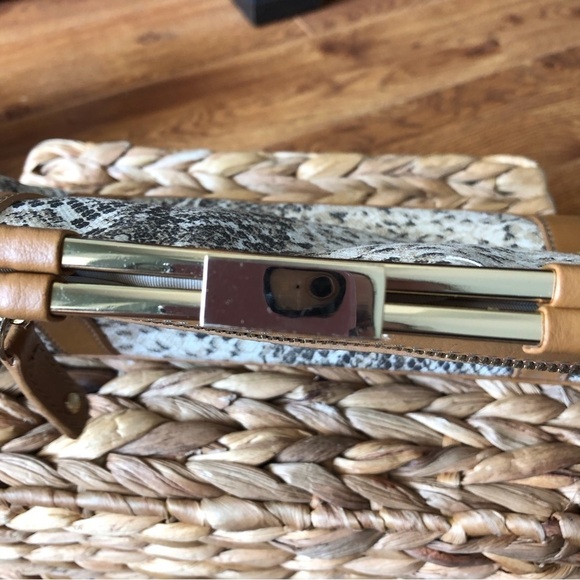 Vintage 90's Nine West snake print clutch - Picture 4 of 7